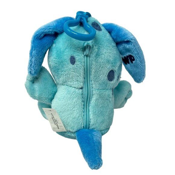 Wuggle Pets Plush Dog Blue Backpack Clip 6 Inch Stuffed Toy Charm Cards - Picture 4 of 10